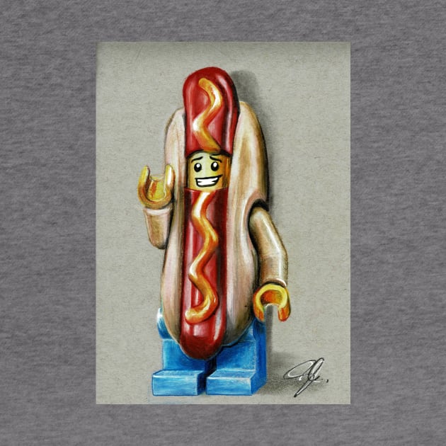 hot dog guy by Scottanthonyartwork